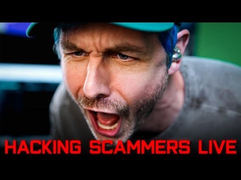 Trying to hack the toughest scammers live