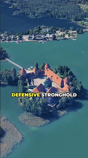 Trakai Island Castle in Lithuania
