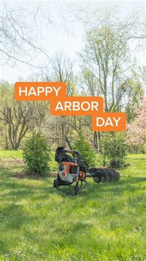 24K views · 202 reactions | A greener tomorrow is grown from the ground up. Join us this Arbor Day in planting for the future. | STIHL | Facebook