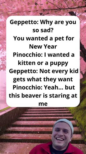 January 1st Geppetto asks Pinocchio