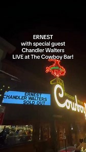 There’s nothing like a SOLD OUT show! Thank you so much to Ernest and Chandler Walters for joining us at #TheCowboyBar. Until next time! | Million Dollar Cowboy Bar
