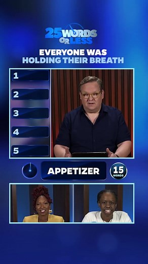 We're throwing it back to the premiere episode of season 7! 🙌 #25wordsorless #gameshow #meredithvieira #wordgame #boardgame
