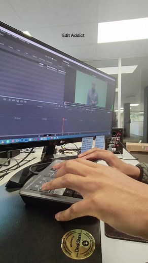 Davinci Resolve Speed Editor #fyp #njure #blackmagic