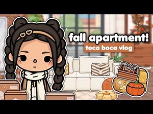 MOVING IN to our DREAM Fall Apartment! 🧸🍂(Toca Boca Roleplay)