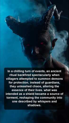 1.3K views | An ancient ritual meant to summon protective demons spirals into chaos, reshaping the villagers' lives into a haunting reality filled with whispers, shadows, and unforeseen consequences. | Occult Frequency | Facebook