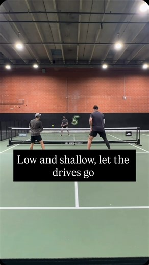 Pro tip: Learn to read your opponent’s body language If your opponent hits a drive from a low angle, you can let the ball fly almost every time. | Pickleball Dojo
