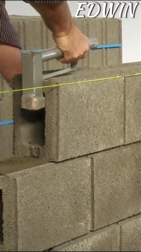 Fastest Tool For Leveling The Mortar For Laying Blocks
