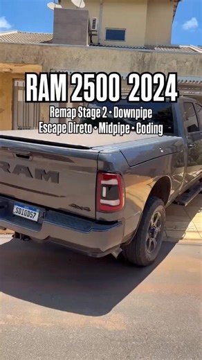 RAM 2500 2024 MIDPIPE CODING ESCAPE DIRETO EM GOIÂNIA/ORÇAMENTOS (62) 98101-7734 #ram2500 #diesel