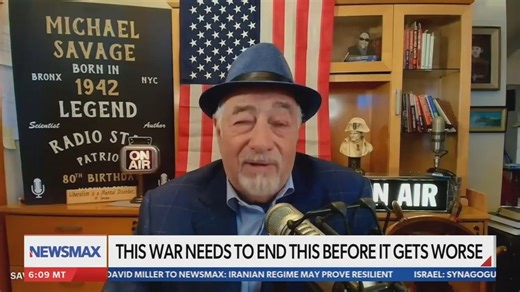 Newsmax's Michael Savage on Iran war: "We all have to start pressuring this administration to call it a success and end this before it gets much worse"