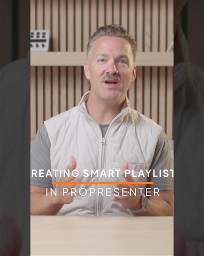 How to use SMART PLAYLISTS in ProPresenter #tutorial #shorts