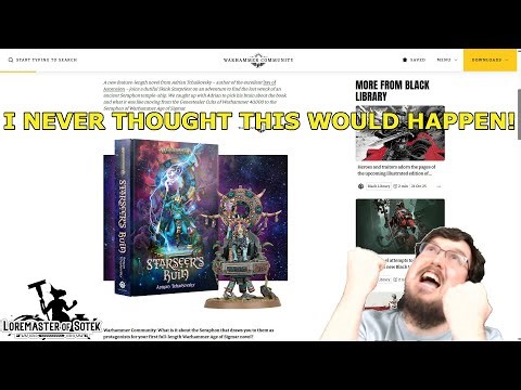 AN ACTUAL LIZARDMEN (Seraphon) NOVEL?! Starseer's Ruin by Adrian Tchaikovsky Announced!