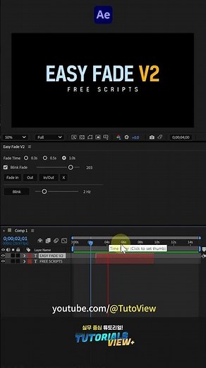 After Effect Easy Fade V2 100% Free Scripts