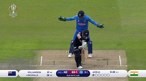 New Zealand finished the day 211/5 before rain spoiled the party after 46.1 overs with play to resume at 10:30am (BST) tomorrow. Watch all the highlights so far 👇 | ICC - International Cricket Council