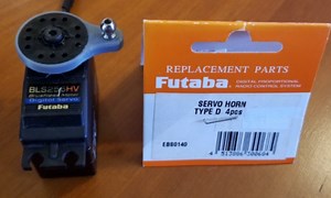 Servo horn adaptor suit Futaba D type wheel #3DThursday #3DPrinting
