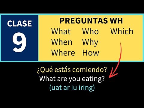 VIDEO 9: Palabras WH para crear preguntas en inglés