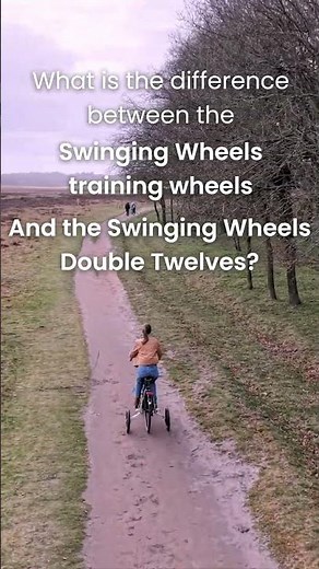 What is the difference between the Swinging Wheels training wheels and the Double Twelves?