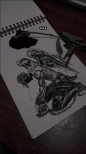 How to draw a Devil,tutorial !!✨ “Chained wings.Broken stance. Not defeated — just loading...”🖤 #art