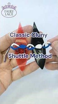 Classic Cluny Shuttle Method Part 1 | Traditional Tatting Technique #FairyLacefromElena #Shorts #DIY