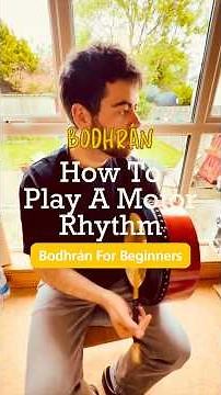 BEGINNER BODHRÁN - Learn this for energetic Reels #bodhran #howtoplaybodhran #trad #irishtrad #folk