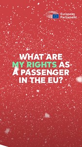 🎄 Travelling home for the holidays? When you travel in the EU, there are rules that protect you in case something goes wrong. | European Parliament