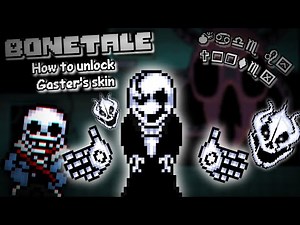 How to unlock Gaster's skin in Bonetale: Sans vs Frisk | Как разблокировать скин Гастера