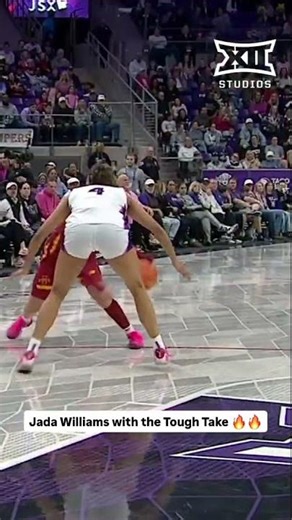 Jada Williams with the all out attack on the basket 🙌🙌 #Big12WBB