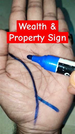 Wealth & Property Sign on Hand #reelsvideoシ #reelsfbシ #palmistry #jyotish #astrology #money #hastrekha | AM Astrology