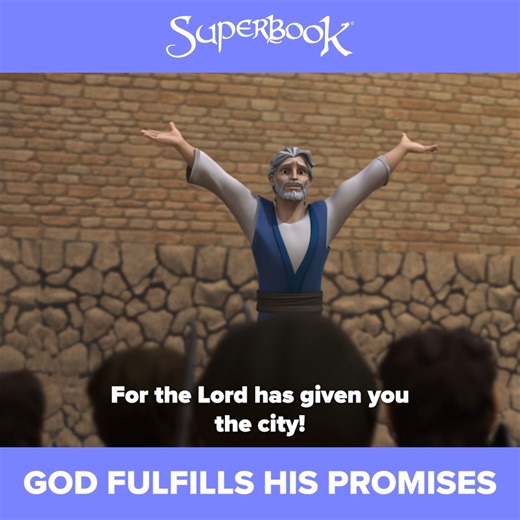 37K views · 5K reactions | Watch what the Israelites did to bring down the walls of Jericho!  . . . . . SUPERBOOK Bringing Bible Stories and Jesus' love to kids everywhere Series + App + Academy + Outreach | Superbook | Facebook