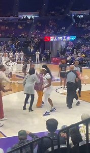 Kim Mulkey was ejected during LSU’s game against Northwestern State. | CBS Sports