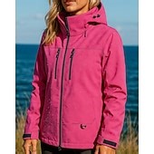 Women's Hiking Jacket Fleece Jacket 3 in 1 Jacket Winter Outdoor Waterproof Windproof Top Black White Yellow Pink Blue 2025