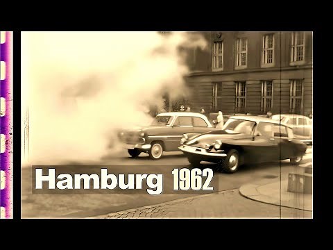 Hamburg 1962 - Sturmflut - der Tag danach - privat gefilmt - Störmflood - storm surge