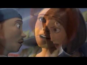 Bee movie trailer but every time they say bee Shrek Movie trailer appears a little bit more