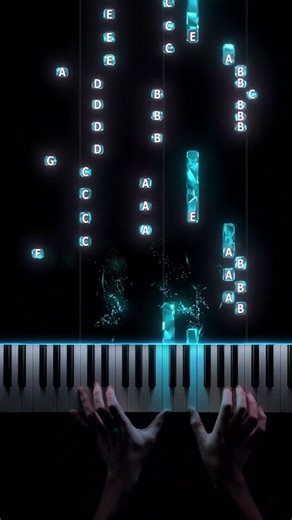Una Matinna by Ludovico Einaudi 🎹 Easy Piano Tutorial #piano #tuto