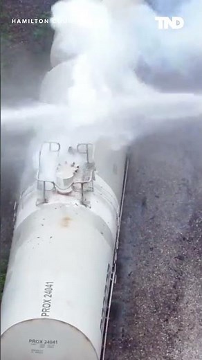 A chemical leak in Ohio has residents evacuating their homes