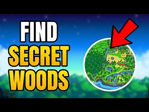 How To Find The Secret Woods In Stardew Valley | Best Hardwood Farm Location Guide