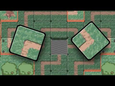 A Puzzle Game Where You Solve Puzzles By Placing Tiles - Tiling Forest - Tiling Town Demo