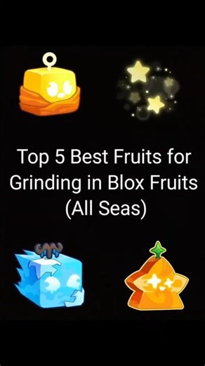 Top 5 Best Fruits for Grinding in Blox Fruits (All Seas). #bloxfruits #roblox #gaming #bestfruits
