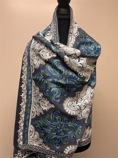 100% Pashmina Cashmere Ari Hand Embroidered - Etsy