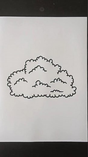 draw a Bush #bush #drawingtutorial #easydrawing