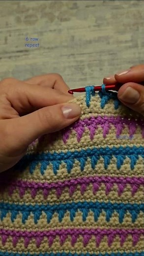 Spike Cluster Stitch 6 Row Repeat Crochet Pattern | Crochet Stitches #crochettutorial #easycrochet