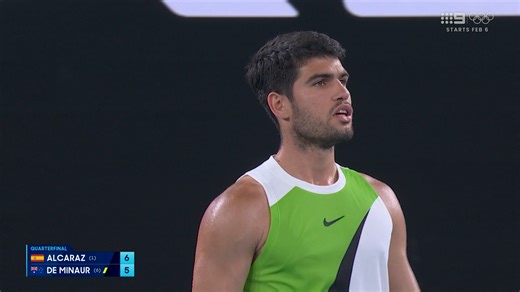 Alcaraz's sportsmanship after time violation