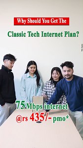 Experience more with less! 🌟Get 75 mbps internet & free router just for Rs. 435 per months. Plus enjoy 200 TV channels at just Rs. 250 per month with free Setup Box📺 #ClassicTech #newyearoffer #smartstb #bestinternetservice | Classic Tech Internet