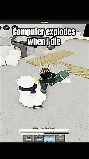 My computer broke 💔 #roblox #jujutsushenanigans #jjs #jjk #jujutsukaisen