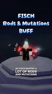 FISCH BUFFED Music Venue Rods & Mutations! 🎣🔥 #fisch #roblox