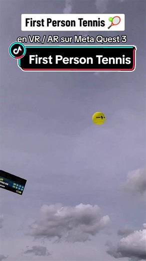 First Person Tennis - The Real Tennis Simulator on Meta Quest 3