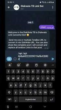 How to use DiskWala TB Converter Bot