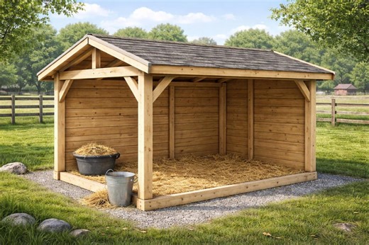 DIY Goat Shelter Plans | Wooden Farm Animal Shed Blueprint (PDF) - Etsy Canada