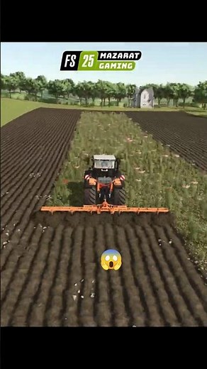 Deep Plowing the Field with a Powerful CLAAS Tractor 💪 | FS25