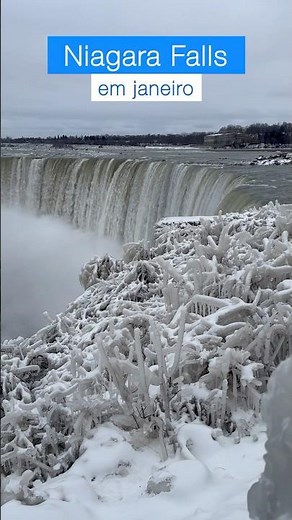 Passeio Cataratas do Niagara em janeiro: vale a pena? #canada #niagarafalls