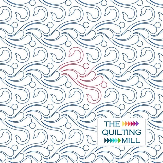 Swan Feathers - Digital Pantograph for Longarm Quilting | Feather Quilting Pattern | Instant Download Edge-to-edge Design - Etsy Canada